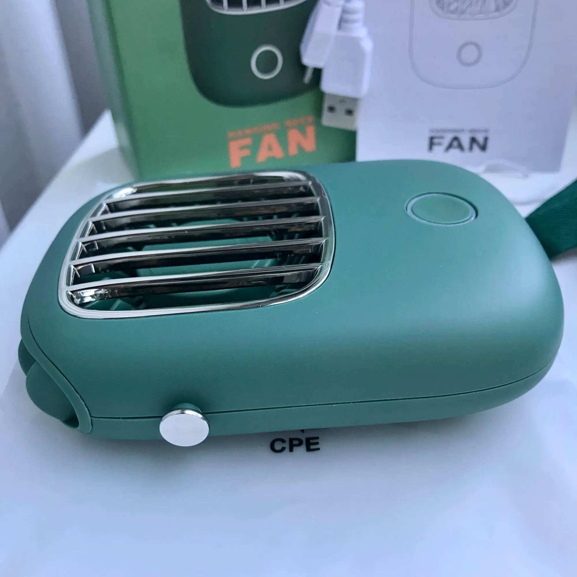 Portable Fans Neck Fan Air Cooler 5V Mini USB Rechargeable Ventilador Small Travel Handheld Silent Cooling For Home Electric Fan