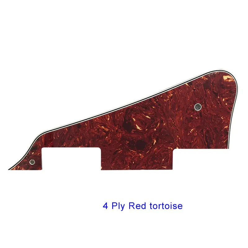 Xinyue-piezas de guitarra para tornillos de 2 agujeros, placa de rascar Les Paul Pickguard, muchos colores