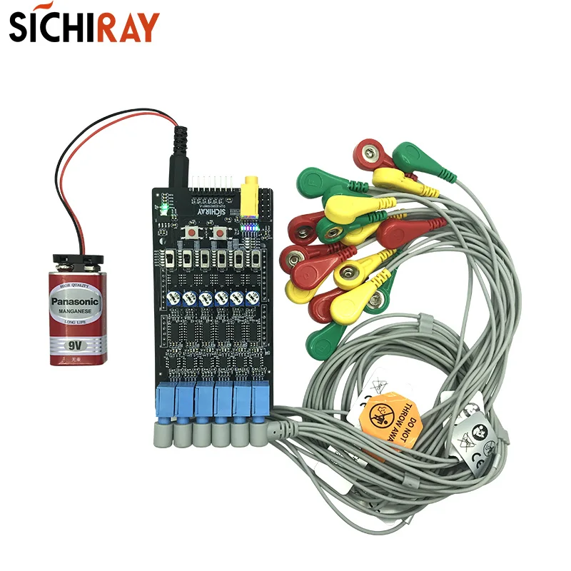 6-Channel EMG Muscle Sensor Module Serial Port Communication Secondary Development Available Wearing Device