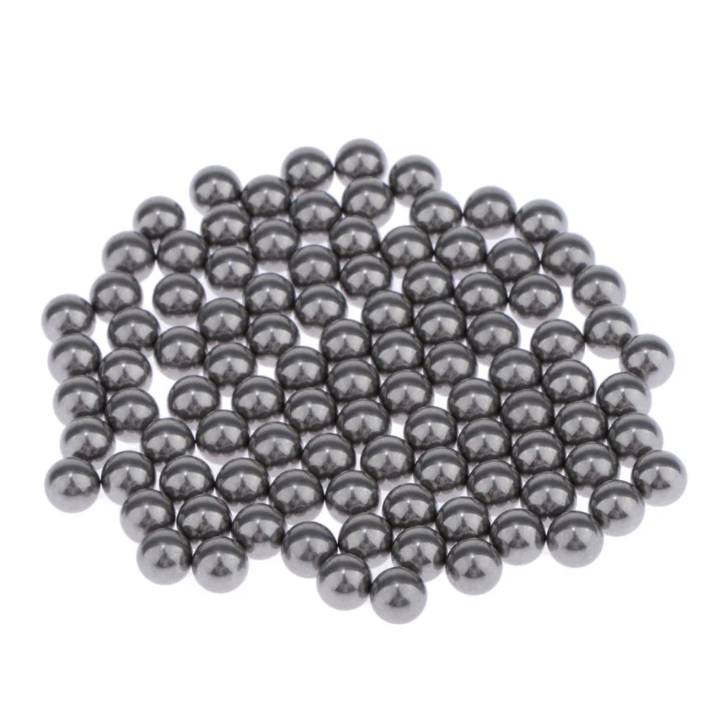 100pack 5mm Round Stainless Steel Mini Paint Mixing Balls Model Supplies Nail Polish Mixing Agitator Balls