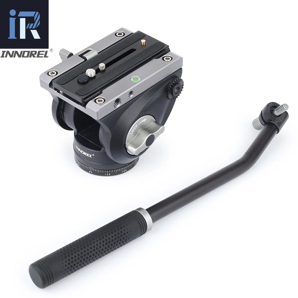 INNOREL H85 Hydraulic Tripod Head Heavy Duty Full Landscape Bird Photography Bracket Head Fine CNC Process and Damping Settings