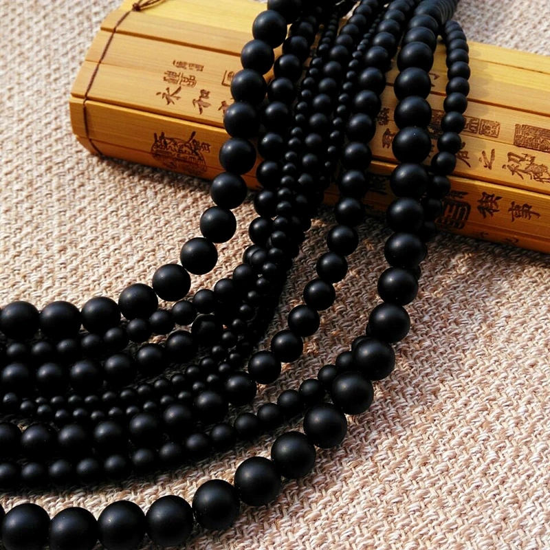 Black Ground Material Bead Accessories DIY Hand Crystal Jewelry Agate