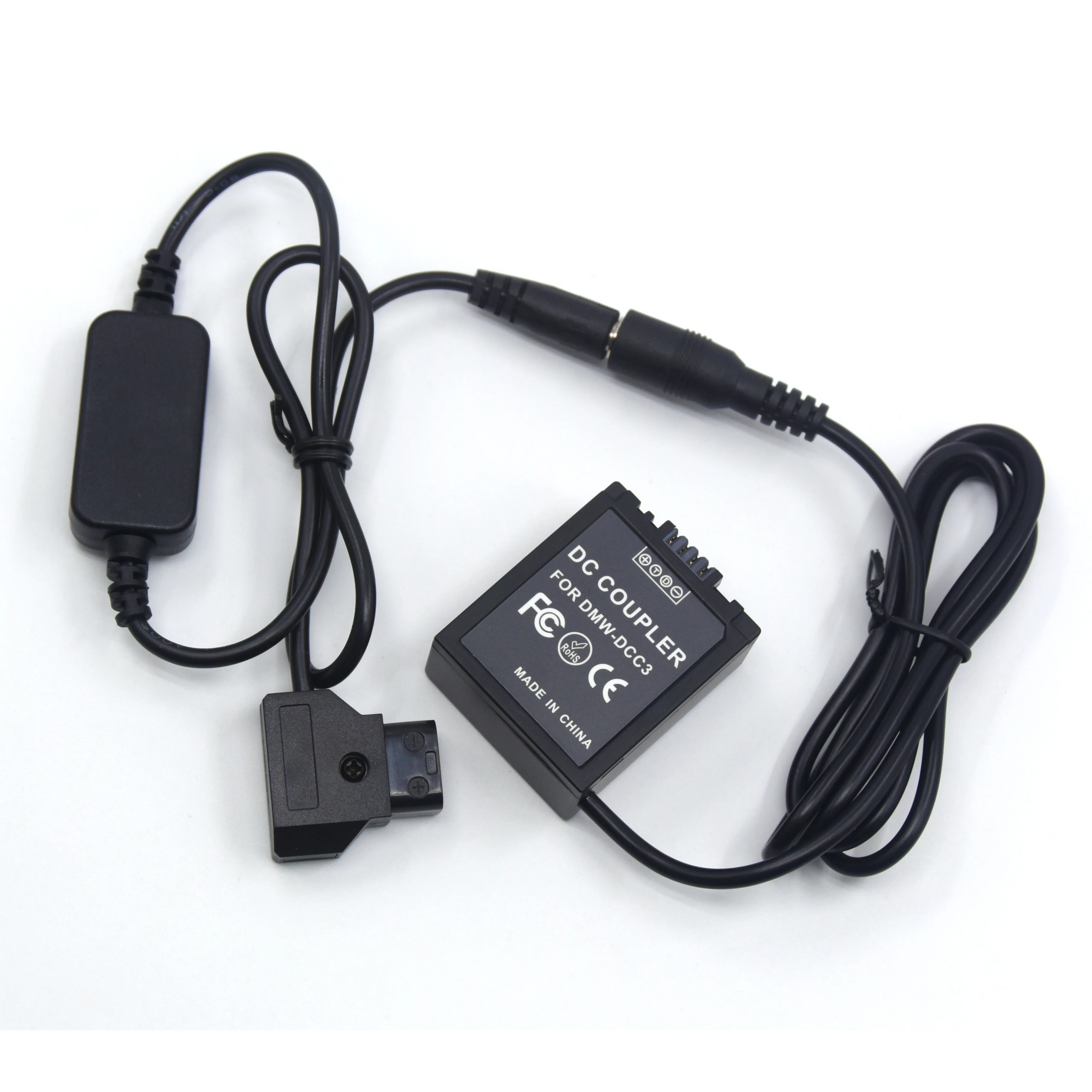 D-tap step-down kabel zasilający + DMW-BLB13 DMWBLB13 Dummy Battery DCC3 DC łącznik do Panasonic G1 GH1 GF1 G2 G10