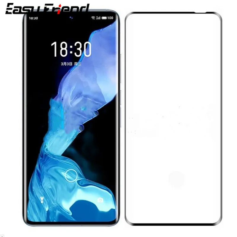 For Meizu 18 / 18 Pro 18Pro M18 M18Pro Screen Protector Protective Film Guard 3D Arc Edge Full Cover Tempered Glass