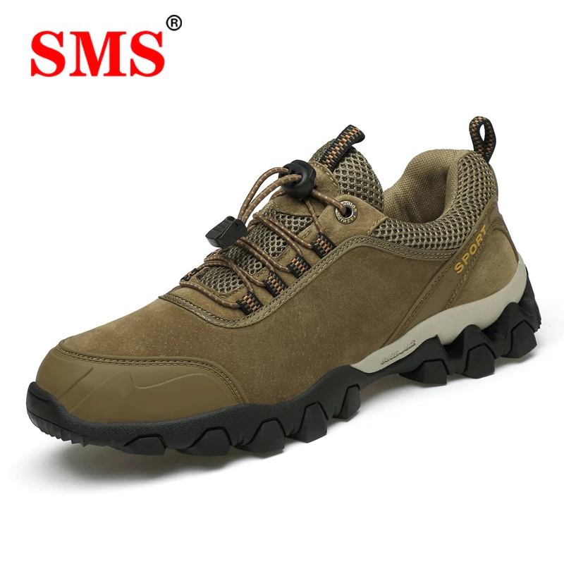 

SMS Outdoor Hiking Shoes Non-slip Wear Resistant Breathable Splashproof Climbing Sneaker Trekking Hunting Tourism Mountain Shoes