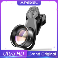 APEXEL HD 2x Telephoto Portrait Lens Professional Mobile Phone Camera Telephoto Lens for iPhone Samsung Android SmartphoneS