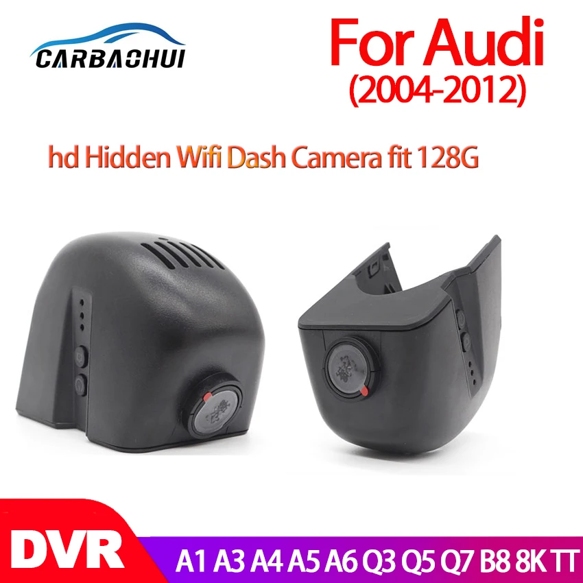 For Audi A1 A3 A4 A5 A6 A7 Q3 Q5 Q7 B8 8K TT 2004-2012 Car DVR Driving Video Recorder Front Dash Camera Night vision full hd