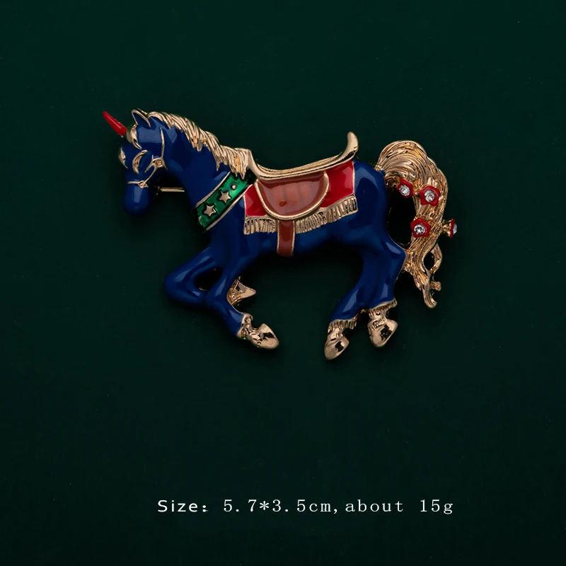 Nouveau créatif Animal insecte cheval broche oiseau hommes broche belle libellule broches fête pour les femmes