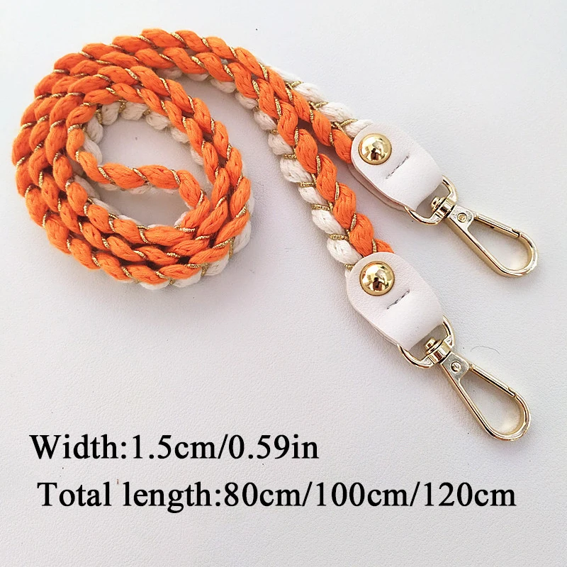 Fashion Colorful Bag Strap Belt Weave handbag Handles Replacement for Corssbody Bag Accessories Braided Shoulder Strap for Bags