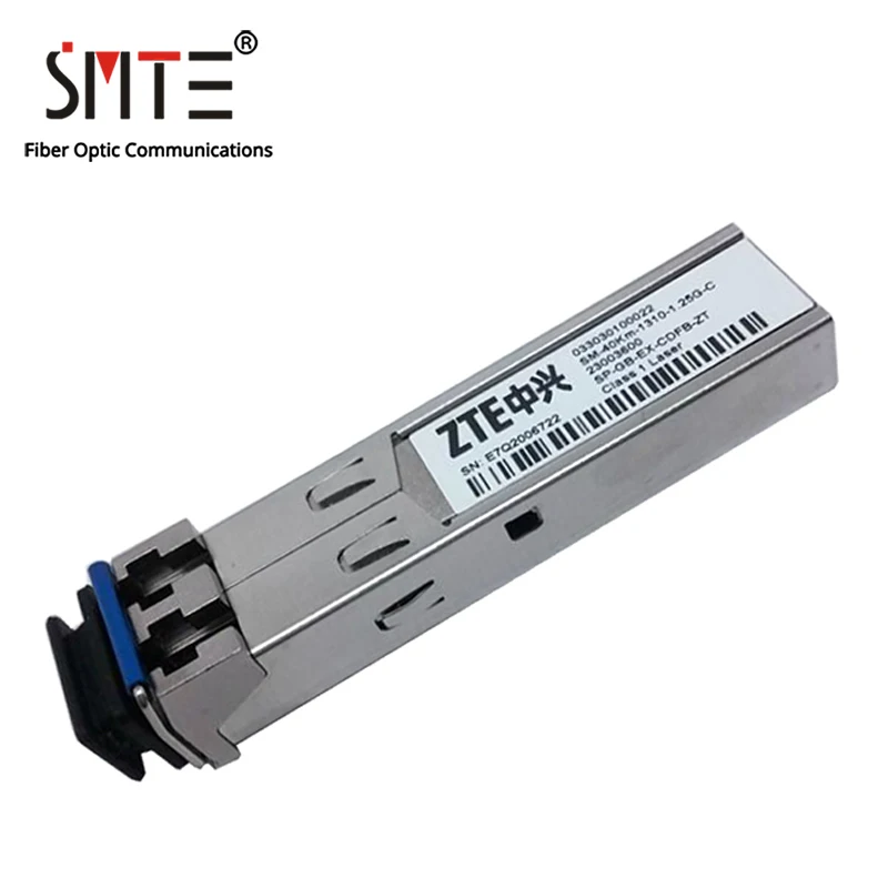 

ZTE SP-GB-EX-CDFB-ZT SFP-1.25G-1310nm-40km Single-Mode Fiber Optical Module