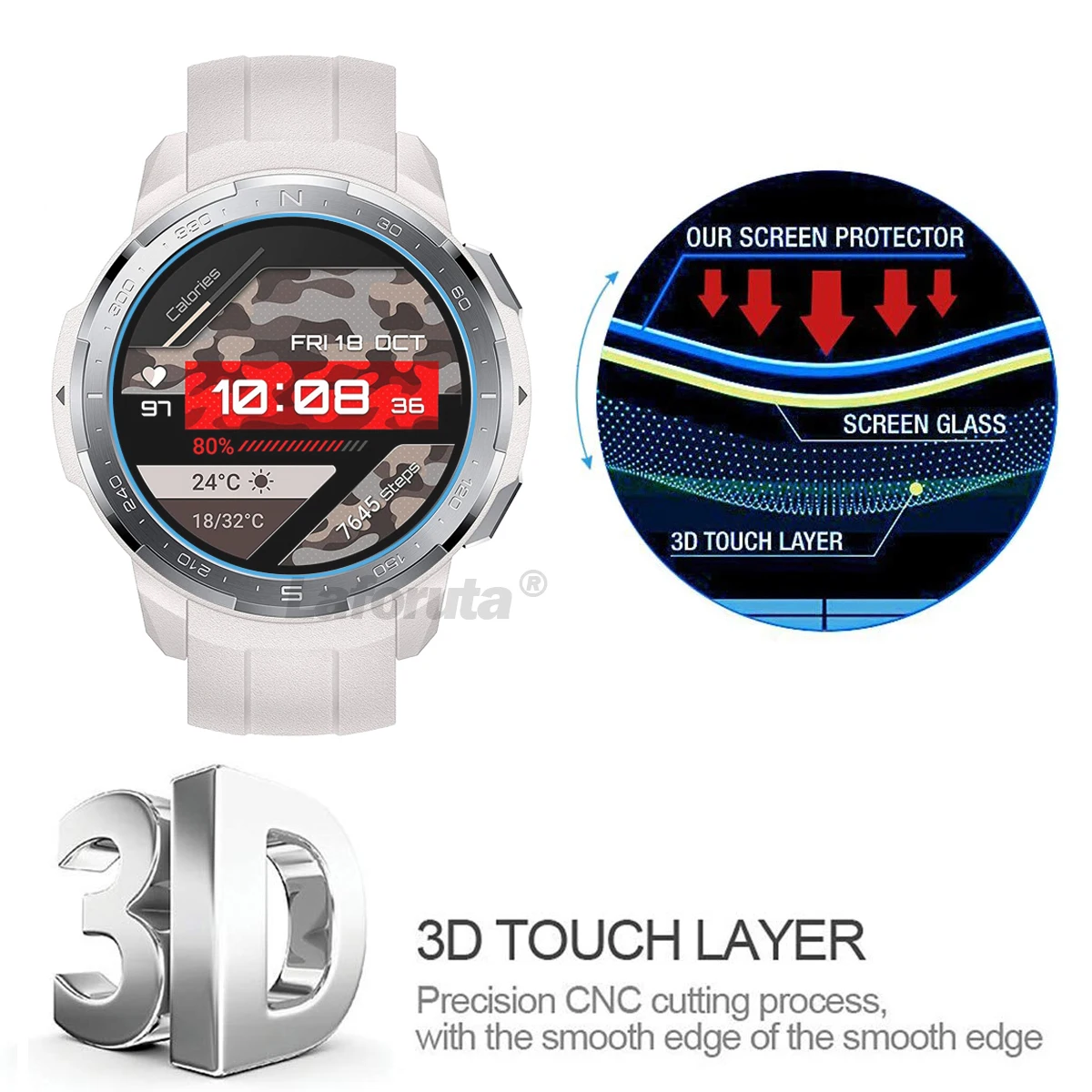 for Honor Watch GS Pro Screen Protector 9H Tempered Glass for Honor Watch Magic 2 46mm GS3 GT3 Accessories Protection Glass film