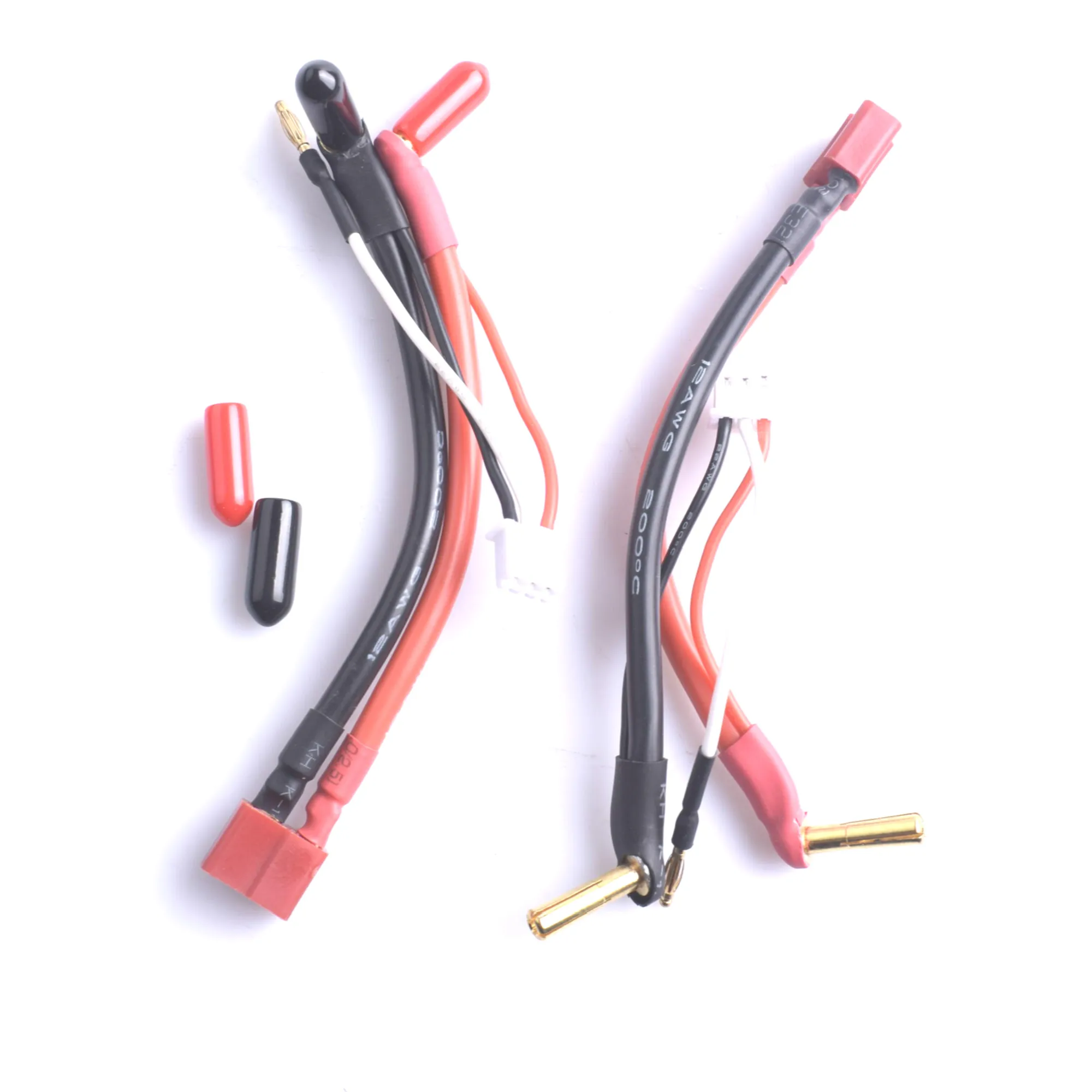 2PCS 1S 2S 4S  4mm 4mm stepped 5mm 5mm Bullet LiPo Balance Adapter forTamiya T XT60 XT90 EC3 EC5 TRX HXhd4 Hardcase Battery