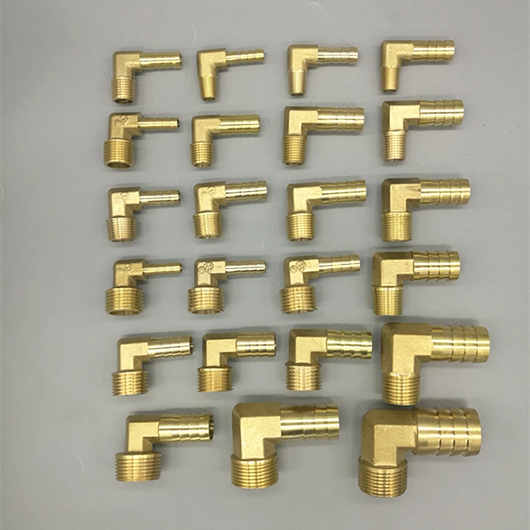 Brass Hose Barb Fitting Elbow 6mm 8mm 10mm 12mm 16mm To 1/4 1/8 1/2 3/8