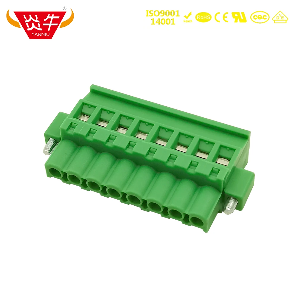 PCB Contato-No bloco de contato TEMP, 2EDGKBM, 2ESDPLM, KF2EDGKBM, KF2EDGKBM, 5.08 2P ~ 12P, MVSTBW, 2,5 HC, 4-STF-5,08, 1913086, 10pcs