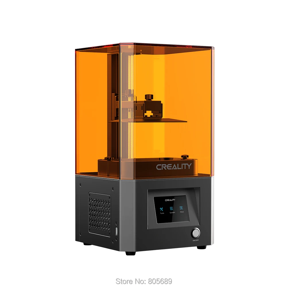 3D Print Machine LD-002 3.5 inch color touch screen high speed LCD 3d printer with photosensitive resin free shipping