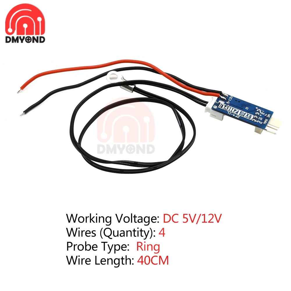 DC5V/12V 4 Wire Mini PWM Fan Temperature Control Speed Controller Governor Regulator for PC Computer CPU Fan Module Board