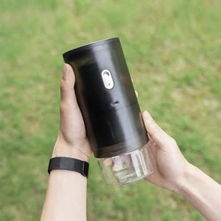 Molinillo TIMEMORE Go, molinillo de café eléctrico E & B Burr TYPE-C, molinillo recargable, molino de café portátil, posicionamiento de doble rodamiento