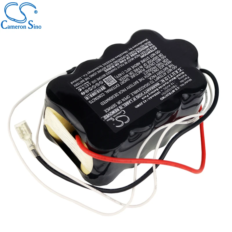 بطارية CameronSino لـ Primedic Medtronic DEFI-B M110 تناسب Primedic TB 01020701   بطارية بديلة طبية 3000 مللي أمبير/43.20 وات في الساعة