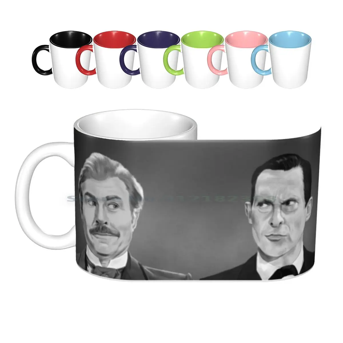 Holmes And Watson Ceramic Mugs Coffee Cups Milk Tea Mug John Watson David Burke Jeremy Brett Sherlock Granada Holmes Tv Watson