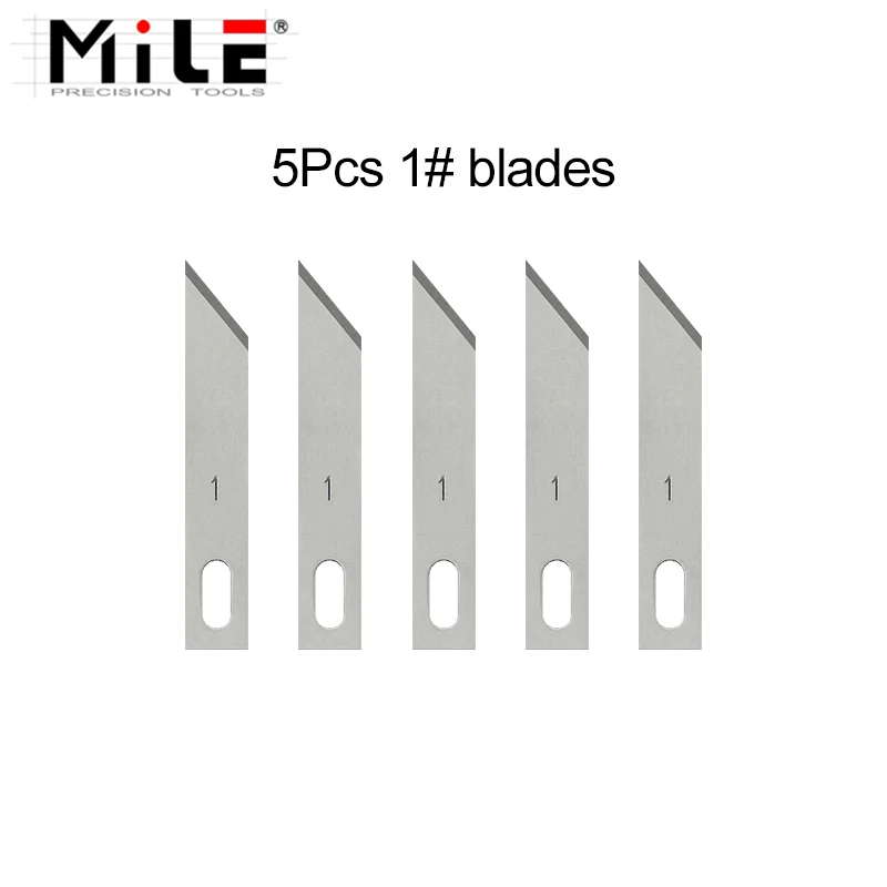 5pcs 3# 1# 50# 7# Wood Carving Blades Tools for Engraving Craft Sculpture Knife Scalpel Cutting Tool for Phone PCB Repair Tools