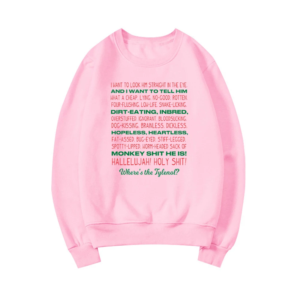 Christmas Vacation Sweatshirt Griswold Family Christmas Hoodie Christmas Vacation Rant Sweatshirts Unisex Streetwear Pullovers