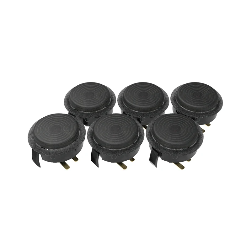 6pcs Punk Workshop 30mm Mechanical Buttons PushButton with Cherry MX Switches Cherry MX RGB Switches for Hitbox Arcade Cabinets