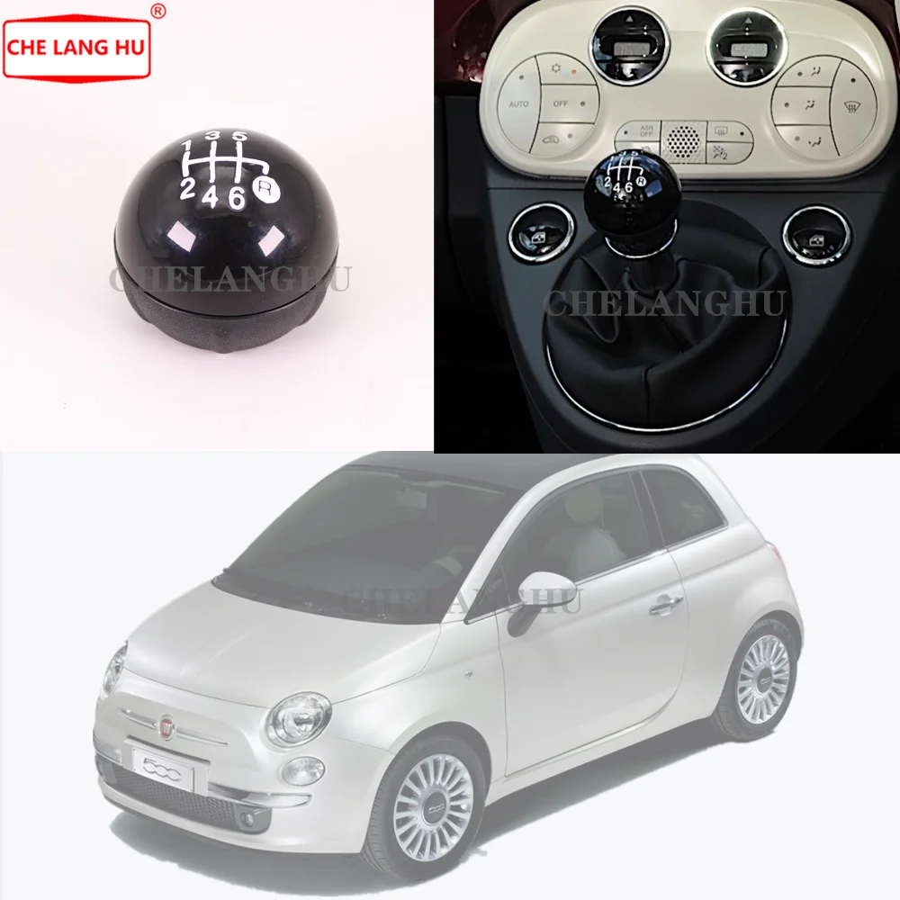 

Для Fiat 500C 2009 2010 2011 2012 2013 2014 2015 автомобильный Стайлинг 6 скоростей Рычаг переключения передач