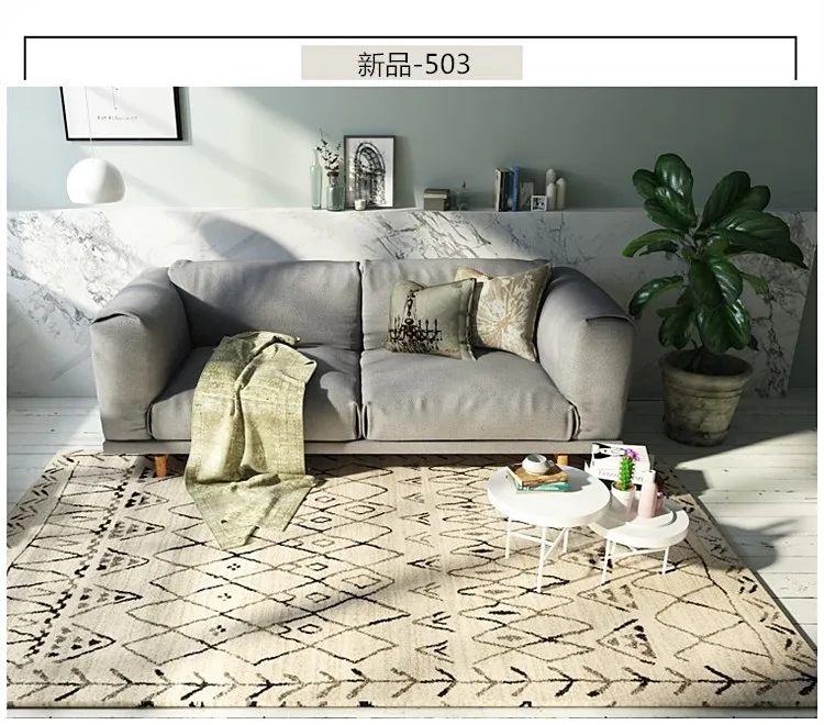 Cotton Blend assels Rug Sofa Blanket Living Room/High-quality Bedroom Soft Carpet Bedspread Tablecloth Tapestry Home Decor