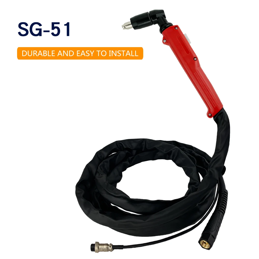 Best CUT60 plasma cutter cutting Torch machine SG51 3.7m Consumables Nozzle Electrodes Air Cooled inverter Cutting Torch