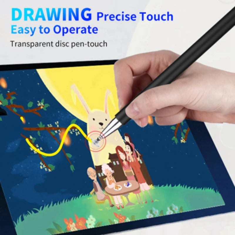 ปากกาStylusสำหรับวาดสมาร์ทโฟนContactสำหรับAndroidแท็บเล็ตการเขียนNeticปากกาหมวกโทรศัพท์มือถือดินสอ