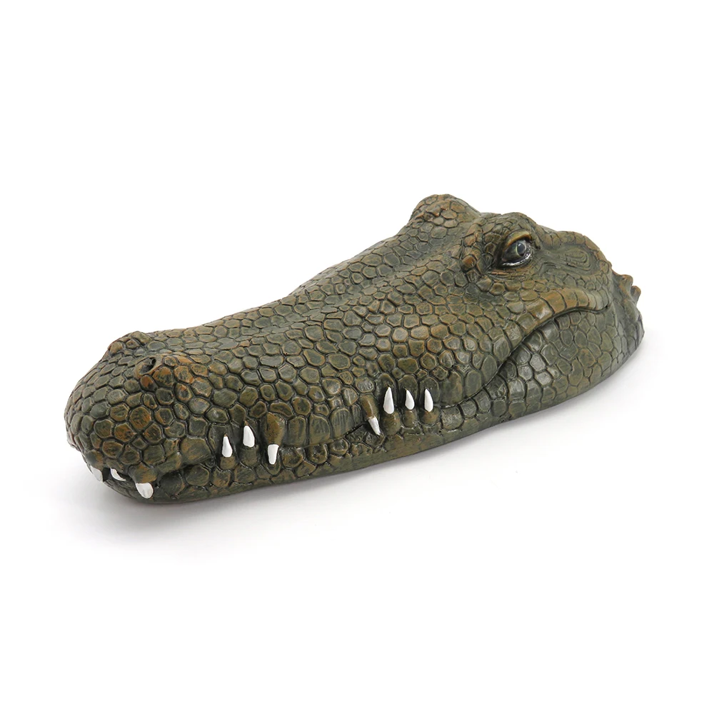 Flytec V002 RC Crocodile Boat Spare Part Hand-painted Lifelike Crocodile Head For Spoof Joke Home Decoration