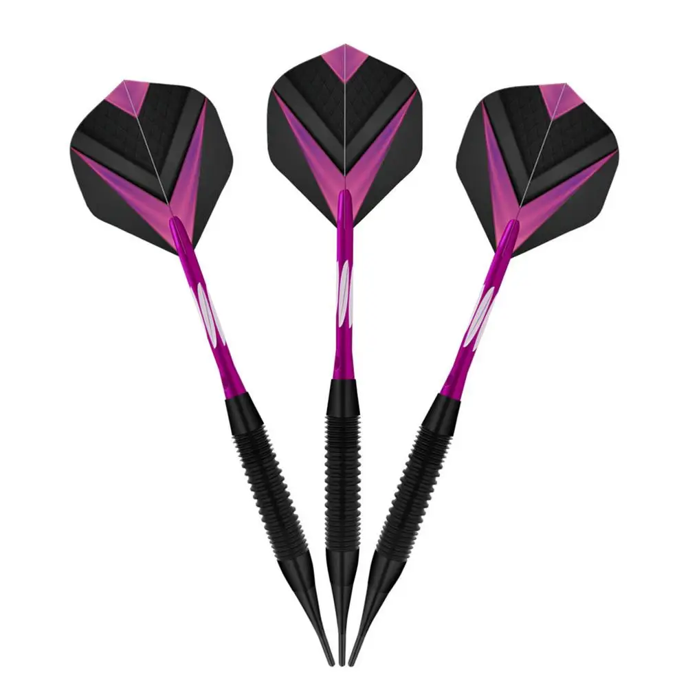 3PCS Soft Tip Darts Set Soft Safe Dart For Electronic Dart Board Professional Indoor Plastic Tip Darts Set For Dartboard Games