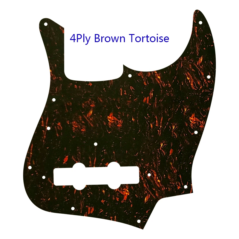 Pleroo Custom Parts - For US FD Vintage \'74 Jazz Bass Guitar Pickguard Scratch Plate, Multi Color Choice Flame Pattern