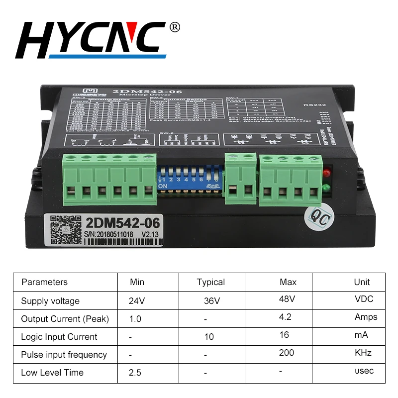 2DM542 JMC محرك متدرج سائق 2-Phase الناتج 24-48VDC محرك هجين مناسبة لآلة الطحن باستخدام الحاسب الآلي Nema 23 المحرك