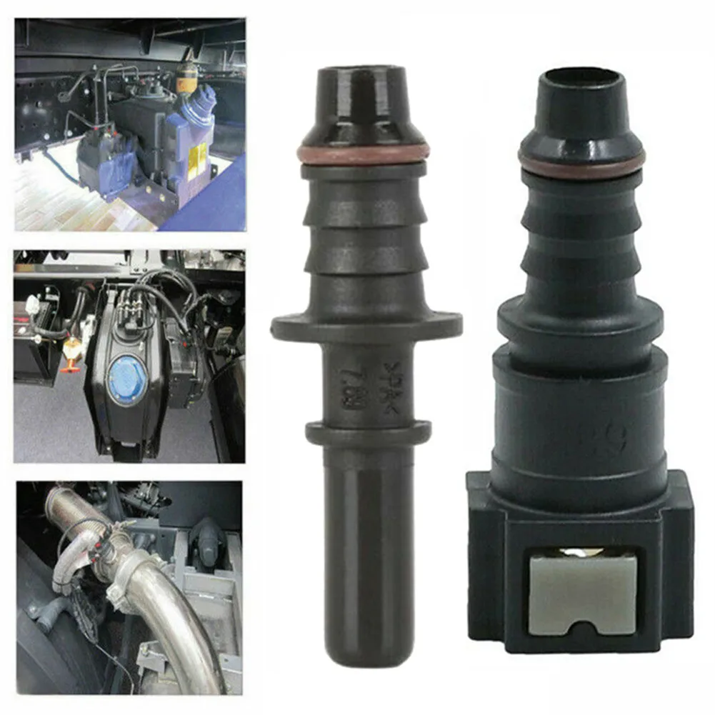 

7.89 ID6 Auto Car Fuel Line Hose Coupler Quick Release Connect Connector Fuel Line Rubber Hose Coupler Carburetor Part