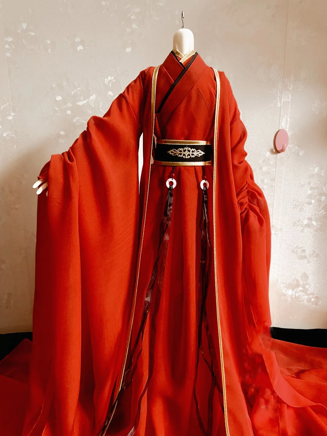 

1/6 1/4 1/3 Scale BJD Clothes Hanfu Ancient Costume Dress Samurai Outfit For BJD/SD MSD SSDF ID75 Strong Uncle 80cm Doll B0317