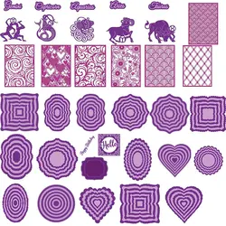 Laced Frames Sets Metal Cutting Dies For DIY Scrapbooking Photo Album Embossing Paper Cards Making Crafts