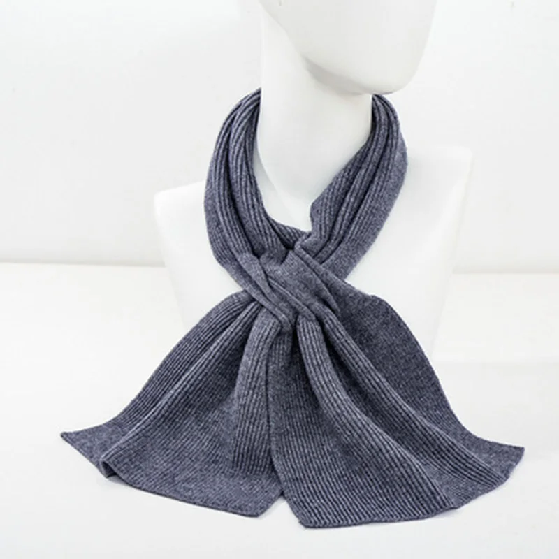 Korean Fake Collar Protection Cervical Spine Women Warm Bib Scarve Winter Thick Wool Knitted Bowknot Cross Neck Guard Scarf O63