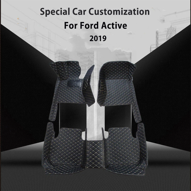 

Car Floor Mats For Ford Active 2019 Car Floor Mats Styling Waterproof Protect Interior Accessories Dash Foot Pads Rugs