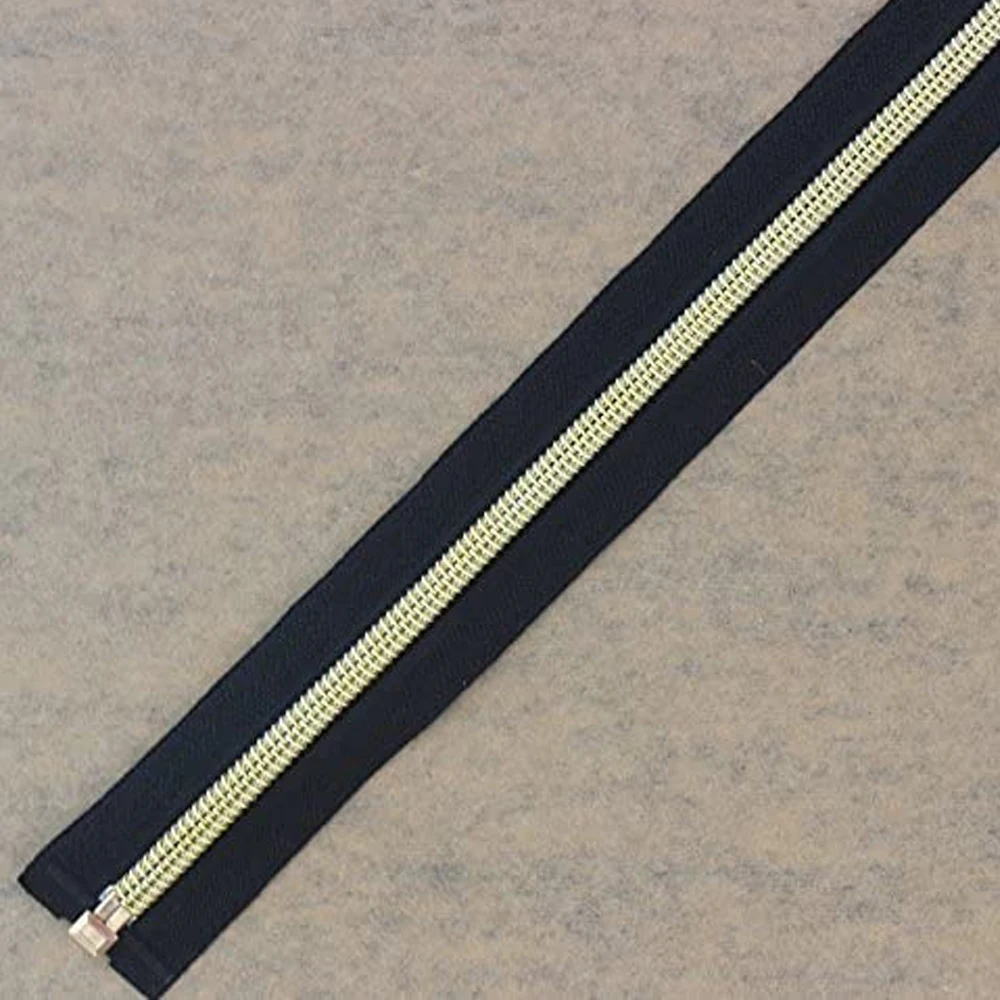 Close-End 25/30/35/40/50/60 cm white&black&blue Gold Metal Zipper for Sewing zip Garment Accessory Jeans Zipper DIY Tools Zipper