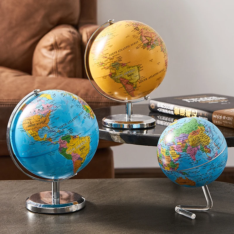 Retro Automatic Glow World Globe Constellation Map Globe for HomeTable Ornaments Office Decoration Accessories