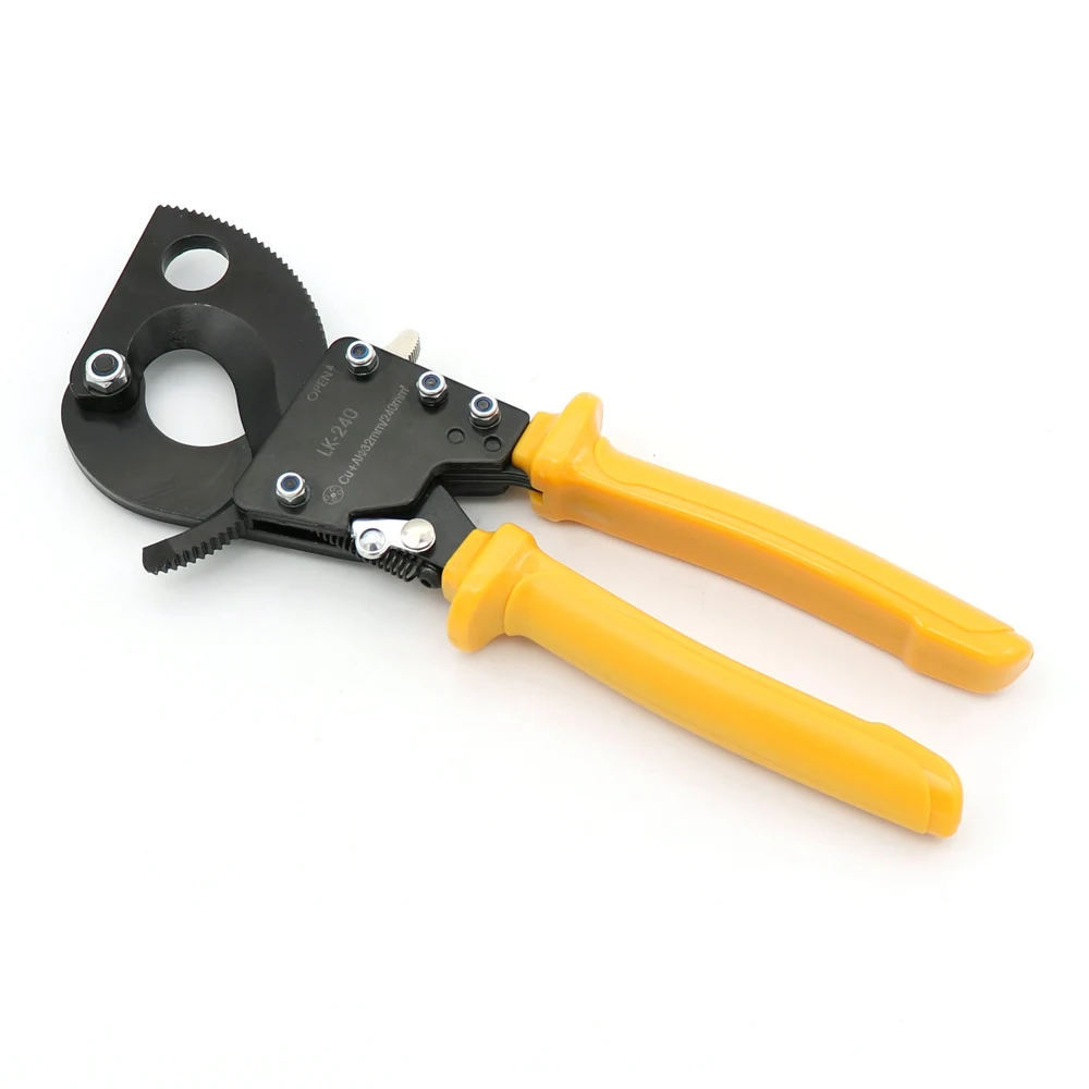 

NEW Ratchet Cable Cutter Cut Up To 240 mm2 Max Wire Cutter Hand Tool LK-240 Free Shipping