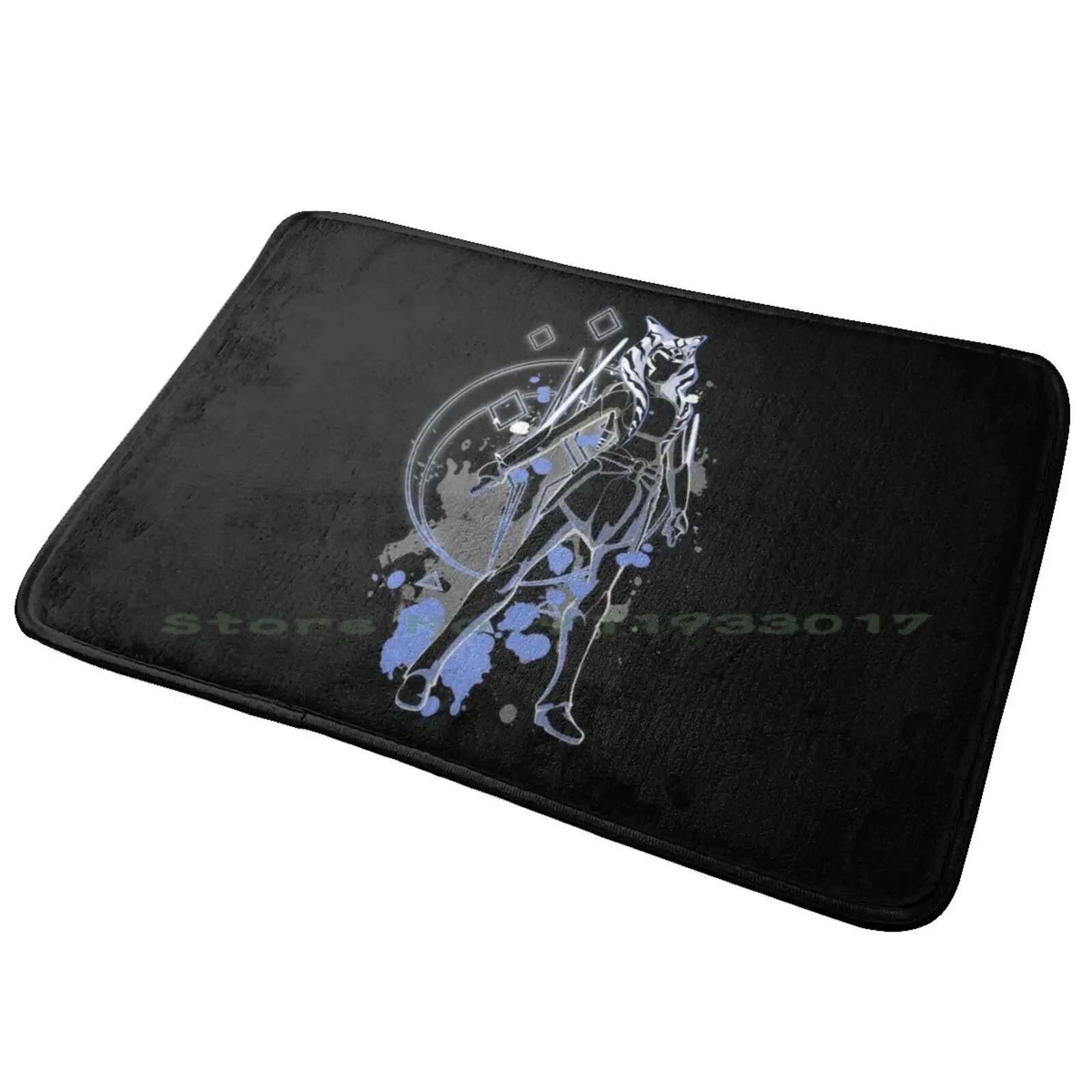 Ahsoka Entrance Door Mat Bath Mat Rug Ahsoka Tano Design Ahsoka Tano The Ahsoka Tano Art Ahsoka Tano Fanart Ahsoka Tano Drawing