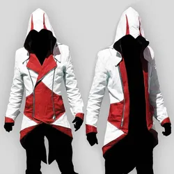 Disfraz de Cosplay de Halloween para hombres adultos, ropa de calle, chaqueta con capucha, prendas de vestir, abrigos, sudaderas con capucha