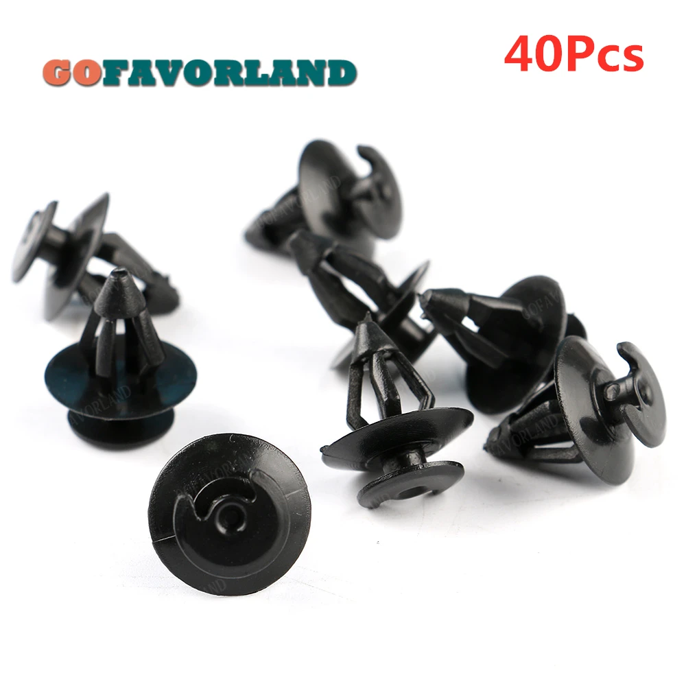 40Pcs Door Panel Clips Universal Clip Fasteners Trim 703867299 For Audi A8 Coupe For BMW For Ford For VW For Seat For Skoda