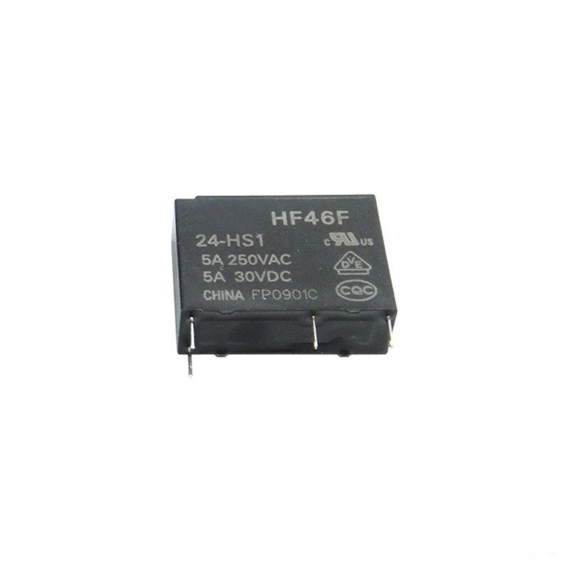 HOT NEW 24V relay HF46F-24-HS1 HF46F 24 HS1 HF46F24HS1 Relay base DC24V 24VDC 24V 5A 4PIN