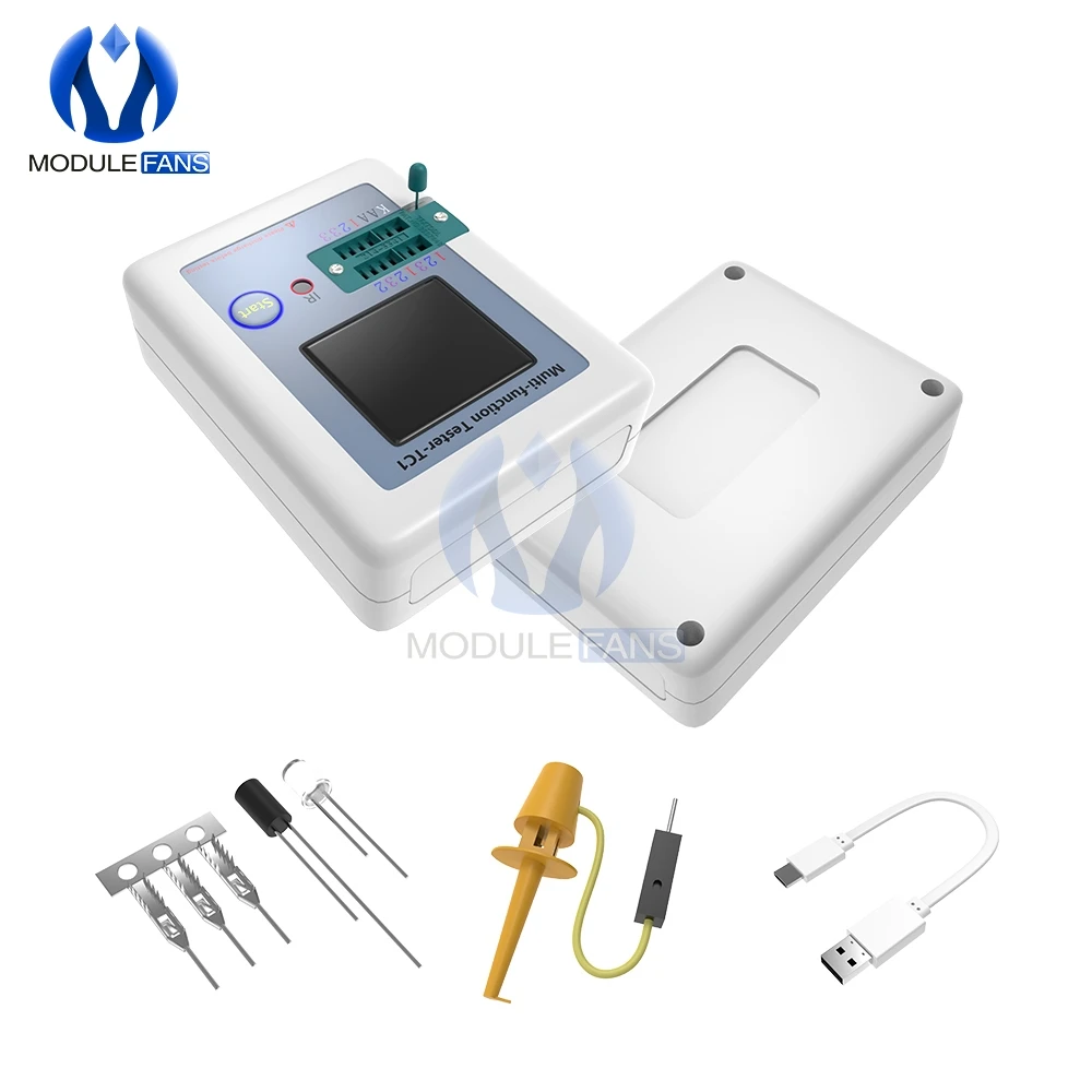Multifunktionale LCR-TC1 3,5 Zoll 160X128 Bunte Display TFT Hintergrundbeleuchtung Transistor Tester Für Diode Triode Kondensator Widerstand – Detail 14