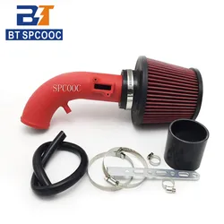 SPCOOC Car Modified Sport High Flow Cold Air Intake Filter Kit Fit For Honda Jade Vezel And Honda Civic 8th Red