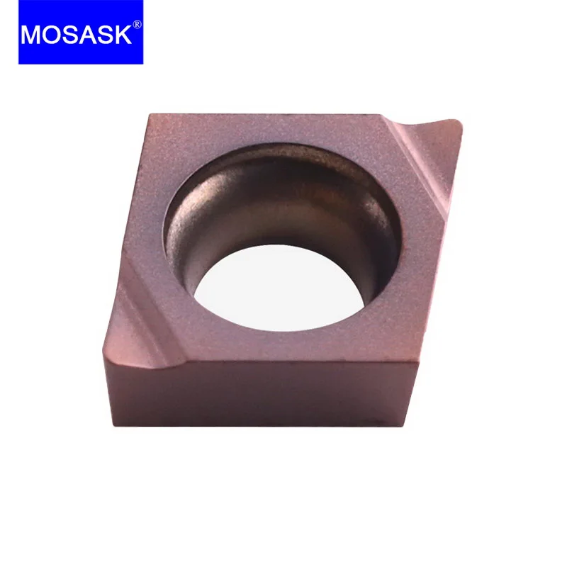 MOSASK 10PCS CCGT-R-L-F ZN90 ZP15 ZP163 Diamond Precision Lathe Tungsten Carbide Metal Working Grinding Grade Insert