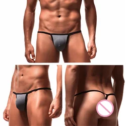 Men Thong G-string Sexy Underwear Jockstraps G String Male Lingerie Bedtime Underpant Gay Penis Pouch Panties Thongs Plus Size